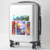 Epische Schwerter, Excalibur, Durendal, mittelalte Aufkleber (Koffer)