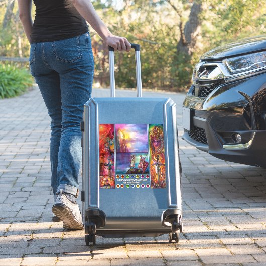 Epische Schwerter, Excalibur, Durendal, mittelalte Aufkleber (Koffer Insitu)