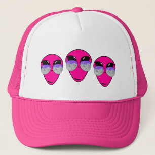 Epische Shades Alien Tourist Heads Truckerkappe