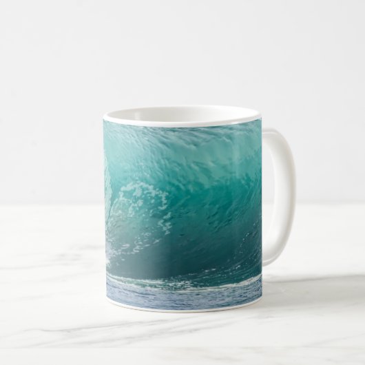Epische surfende Welle Kaffeetasse (VorderseiteRechts)