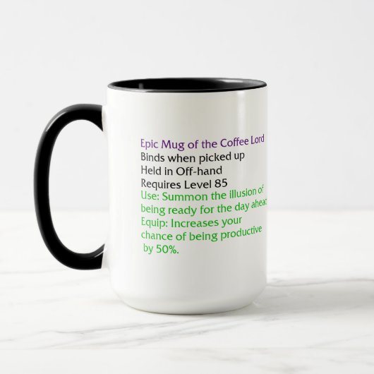 Epische Tasse des Kaffee-Lords (Links)