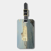 Epische Verfolgung - Vogel und Kreuzfahrt-Schiff Gepäckanhänger (Vorderseite vertikal)