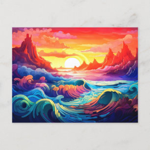 Epische Waves 5 Postkarte