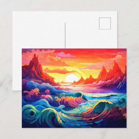 Epische Waves 5 Postkarte (Vorne/Hinten)