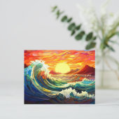 Epische Waves 7 Postkarte (Stehend Vorderseite)