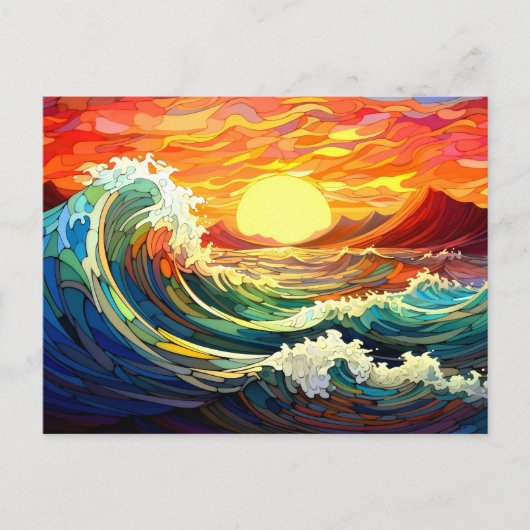 Epische Waves 7 Postkarte (Vorderseite)