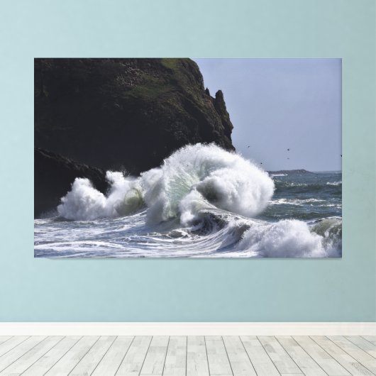 Epische Waves auf Cape Enttäuschung WA Staat Leinwanddruck (Insitu (Holzboden))