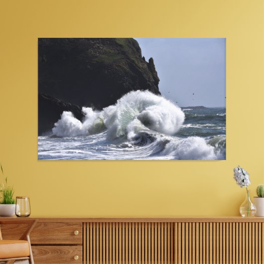 Epische Waves auf Cape Enttäuschung WA Staat Leinwanddruck (Insitu (Wohnzimmer))