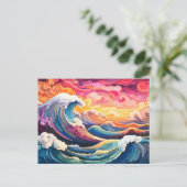 Epische Wellen 10 Postkarte (Stehend Vorderseite)