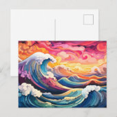 Epische Wellen 10 Postkarte (Vorne/Hinten)