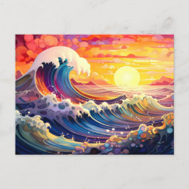 Epische Wellen 11 Postkarte