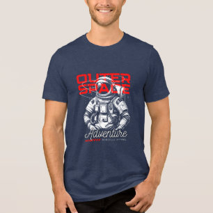 Epische Weltraum-Abenteuer-Astronaut-Sci-Fi Unisex Tri-Blend Shirt