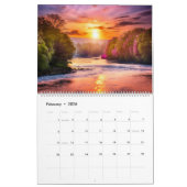 Epische Wildnislandschaft Kalender (Feb 2026)