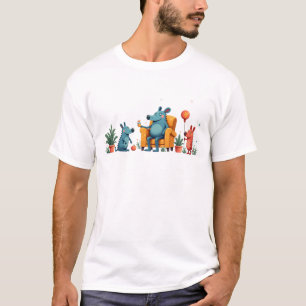 Epischer 10K Ultra-HD-Monster-Grafik-T-Shirt - Sur T-Shirt
