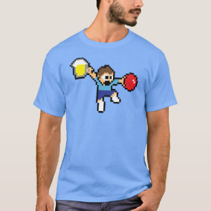 Epischer 8-BitsozialDodgeball T - Shirt