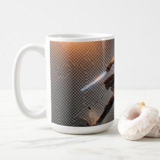 Epischer Action Krieger Kaffeetasse