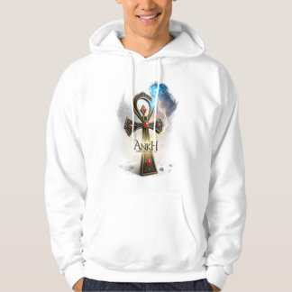 Epischer ägyptischer Ankh-Hoodie – Fantasy-Symbol Hoodie