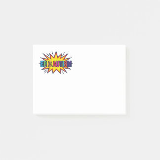 Epischer Autismus-Sternenexplosion-Notizblock Post-it Klebezettel