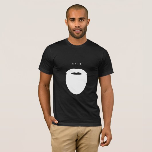 Epischer Bart-Mann T-Shirt (Vorne ganz)