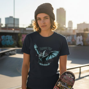 Epischer blauer Drache - Erhebe dich aus der Asche T-Shirt