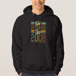 Epischer Ehemann seit 2008 15 Jahre 15. Hochzeitst Hoodie