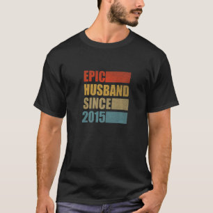 Epischer Ehemann seit 2015 Vintage 7. Hochzeitstag T-Shirt