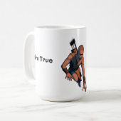 Epischer Fantasy-Krieger-Bogenschütze – Ancient He Kaffeetasse (Vorderseite Links)