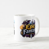 Epischer Fantasy-Liebhaber Kaffeetasse (VorderseiteRechts)