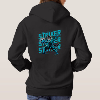 Epischer Fußball-Samurai-Katze - Cooler Gamer und Hoodie