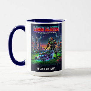 Epischer galaktischer Gartenheld Sci-Fi-Parodie Tasse