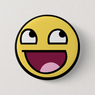 Epischer Gesichts-Knopf Button