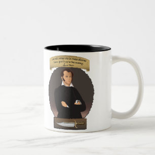 Epischer Held James Bowie! Zweifarbige Tasse