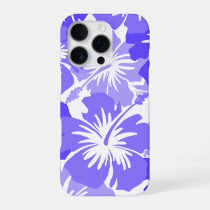 Epischer Hibiskus Hawaiian Floral Aloha Shirt Lila iPhone 16 Pro Hülle