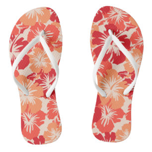 Epischer Hibiskus Hawaiianischer Blumen Aloha-Shir Badesandalen