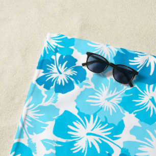 Epischer Hibiskus-hawaiischer BlumenAloha - Türkis Strandtuch