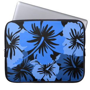 Epischer Hibiskus-hawaiischer NeoprenWetsuit Laptopschutzhülle