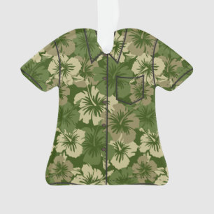 Epischer Hibiskus-hawaiisches BlumenAloha Shirt Ornament