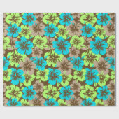 Epischer Hibiskus-hawaiisches Verpackungs-mit Geschenkpapier (Flach)