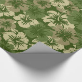 Epischer Hibiskus-hawaiisches Verpackungs-mit Geschenkpapier (Ecke)