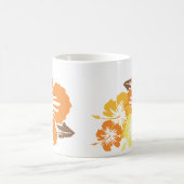 "Epischer Hibiskus" in Orange Tasse (Mittel)
