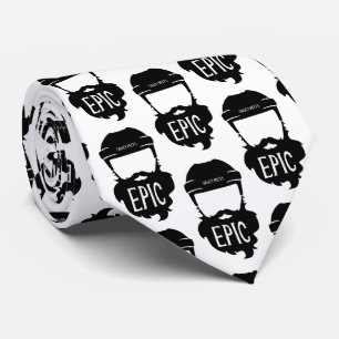 Epischer Hockey-Playoff-Bart Krawatte