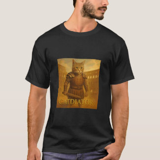Epischer Katzen-Gladiator in der römischen Arena V T-Shirt