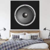 Epischer Lautsprecher Leinwanddruck (Insitu (Schlafzimmer))