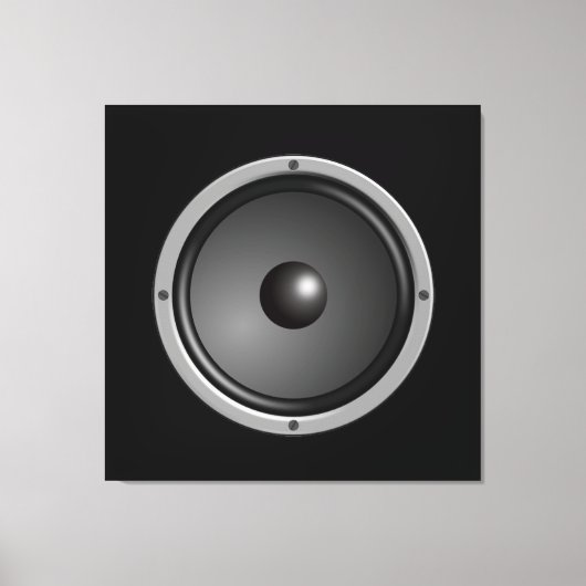 Epischer Lautsprecher Leinwanddruck (Vorderseite)