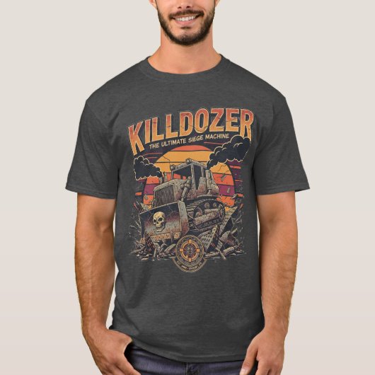 Epischer Mega-Killdozer-Panzer  T-Shirt (Vorderseite)