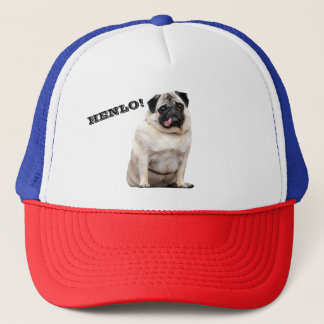 epischer Mops henlo Hut Truckerkappe