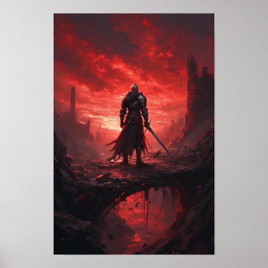 Epischer Ritter Poster (Vorne)