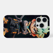 Epischer Roronoa Zoro Chibi Edition iPhone Hülle (Rückseite (Horizontal))