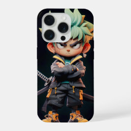 Epischer Roronoa Zoro Chibi Edition iPhone 15 Pro Hülle