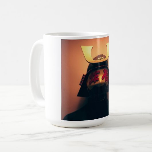 Epischer Samurai Kaffeetasse (Vorderseite Links)